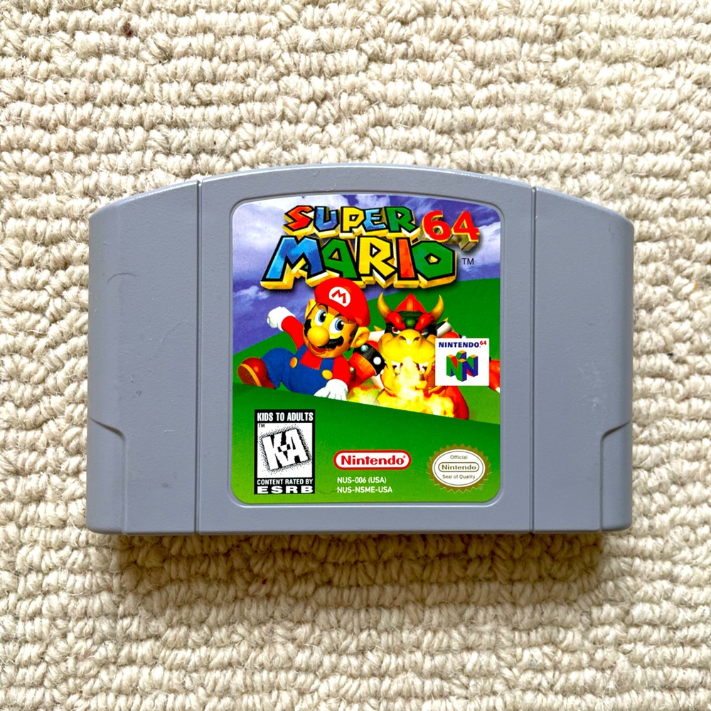 Nintendo 64 Super Mario Video Game N64